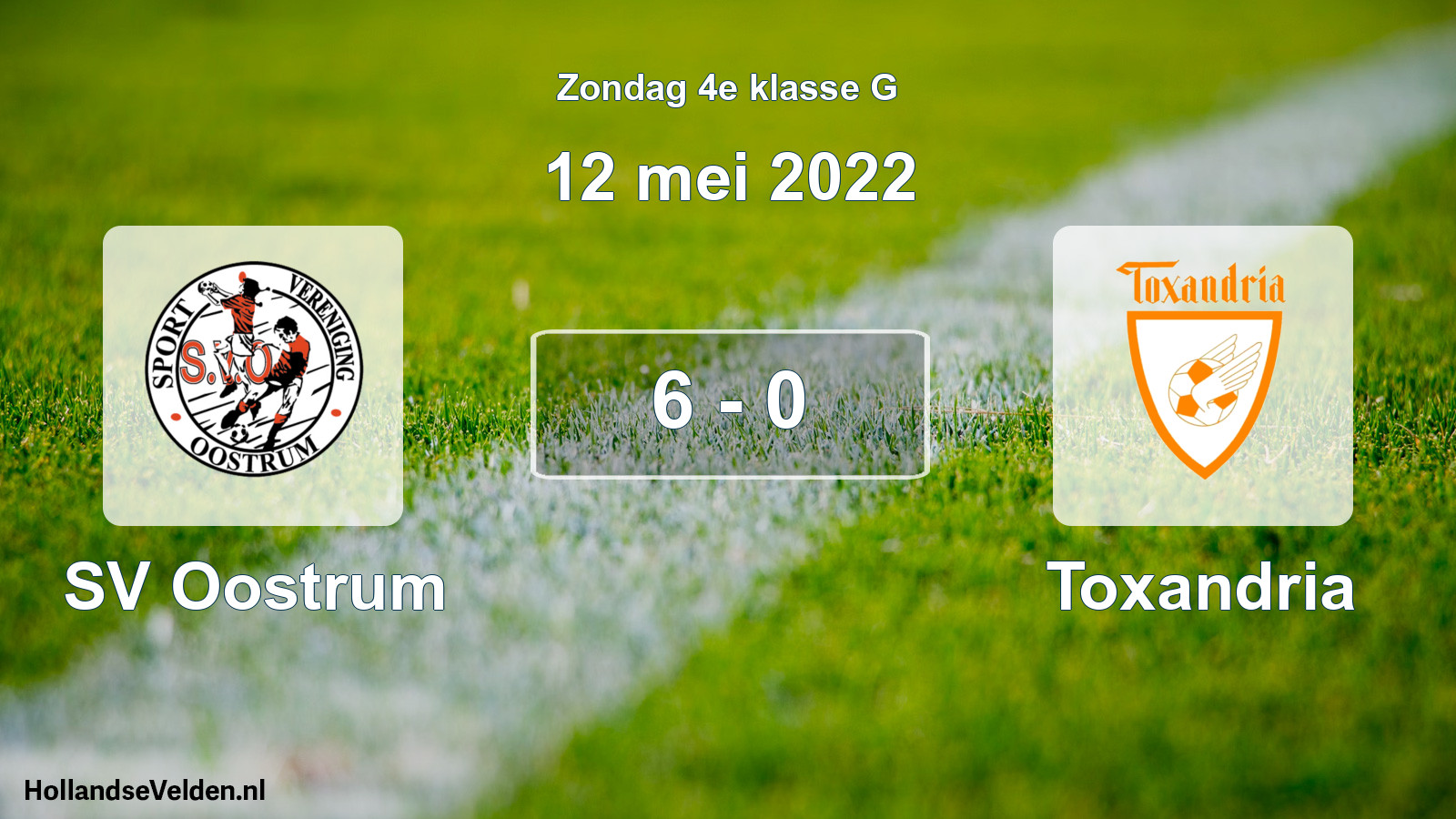 Total number of matches played: SV Oostrum - Toxandria 6 - 0 (12 May 2022)