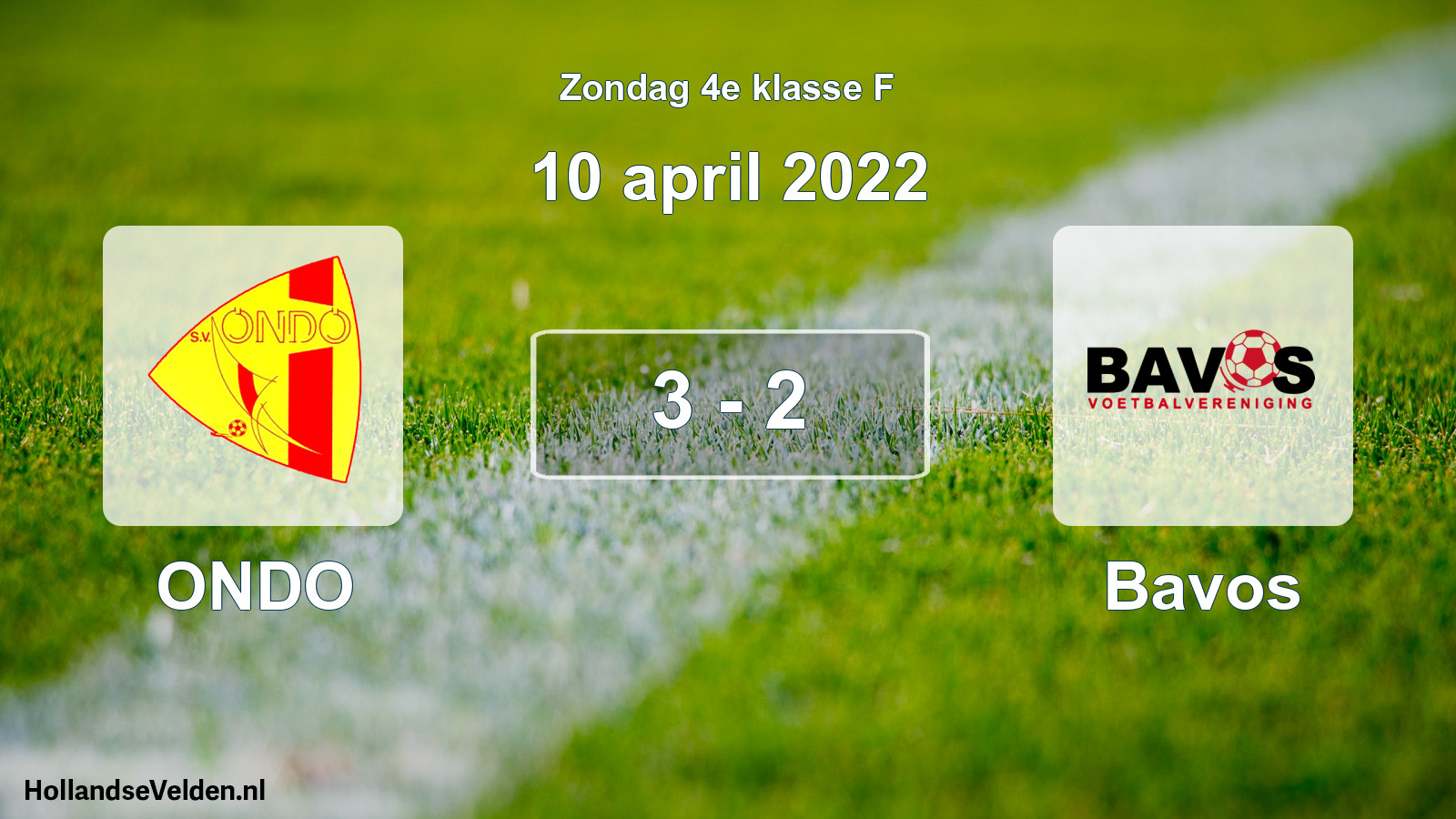 Total number of matches played: ONDO - Bavos 3 - 2 (10 April 2022)