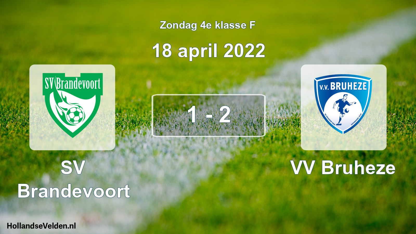 Total number of matches played: SV Brandevoort - VV Bruheze 1 - 2 (18 April 2022)