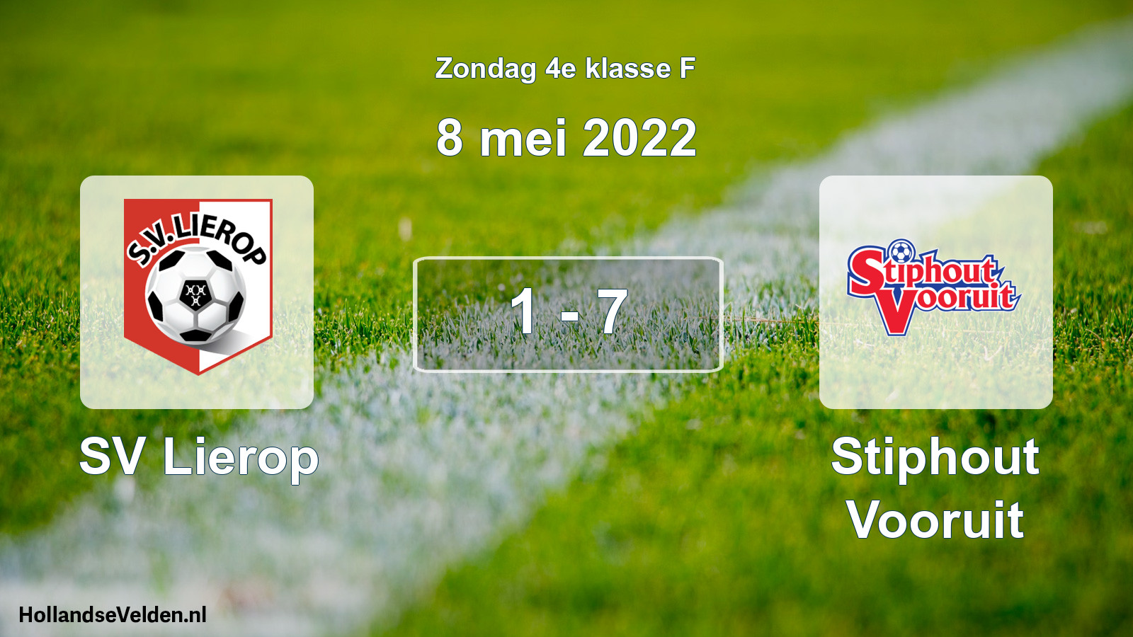 Total number of matches played: SV Lierop - Stiphout Vooruit 1 - 7 (8 May 2022)