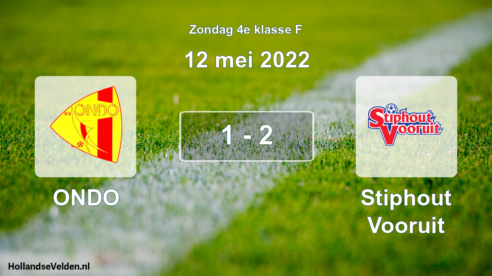 Total number of matches played: ONDO - Stiphout Vooruit 1 - 2 (12 May 2022)