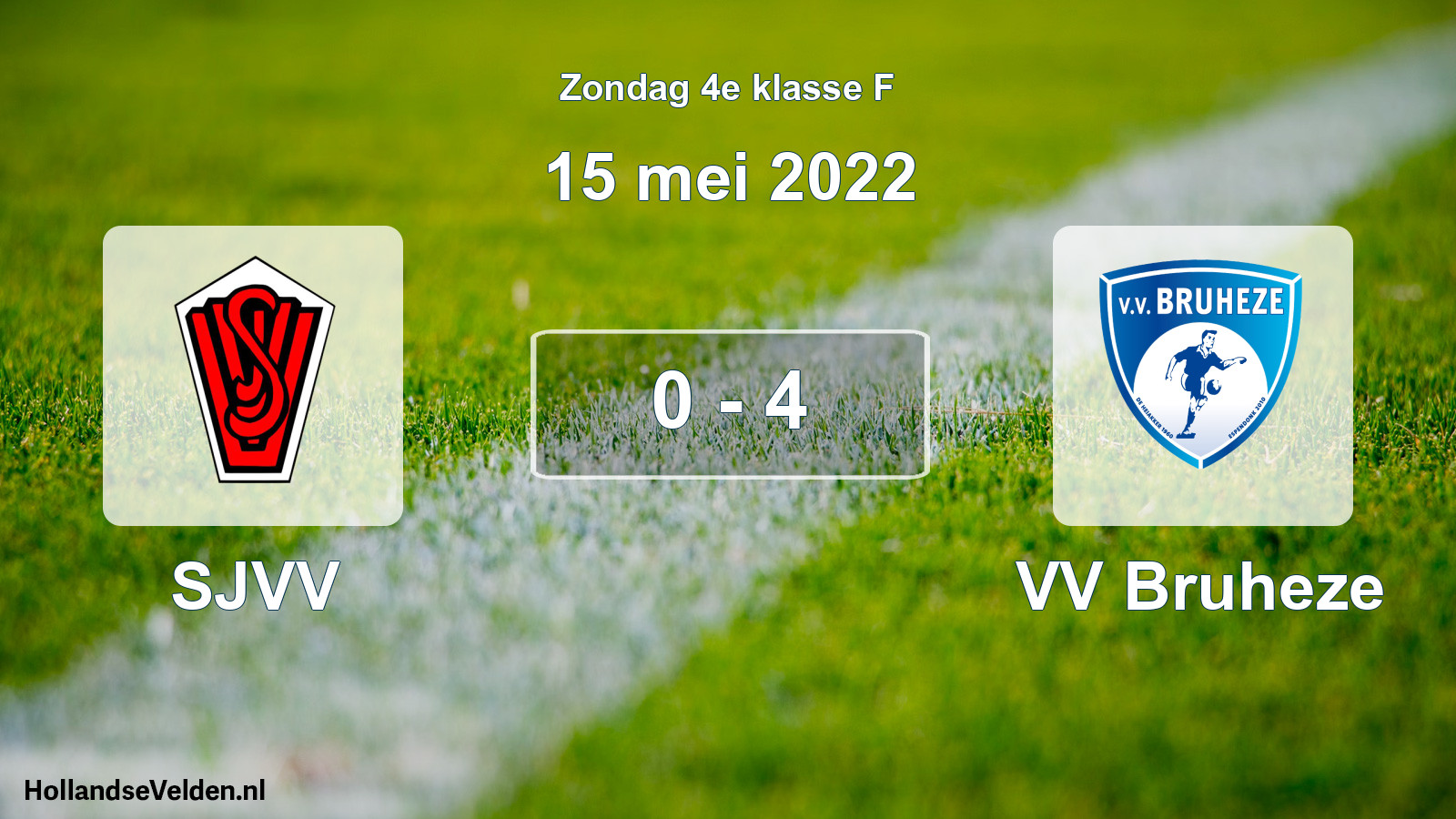 Total number of matches played: SJVV - VV Bruheze 0 - 4 (15 May 2022)