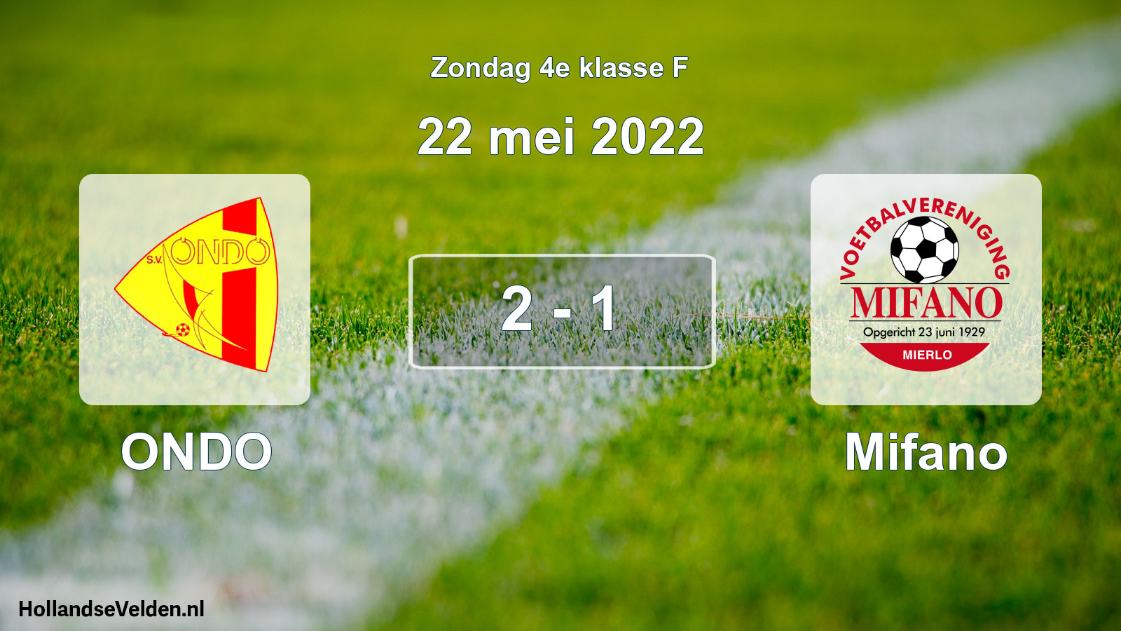 Total number of matches played: ONDO - Mifano 2 - 1 (22 May 2022)