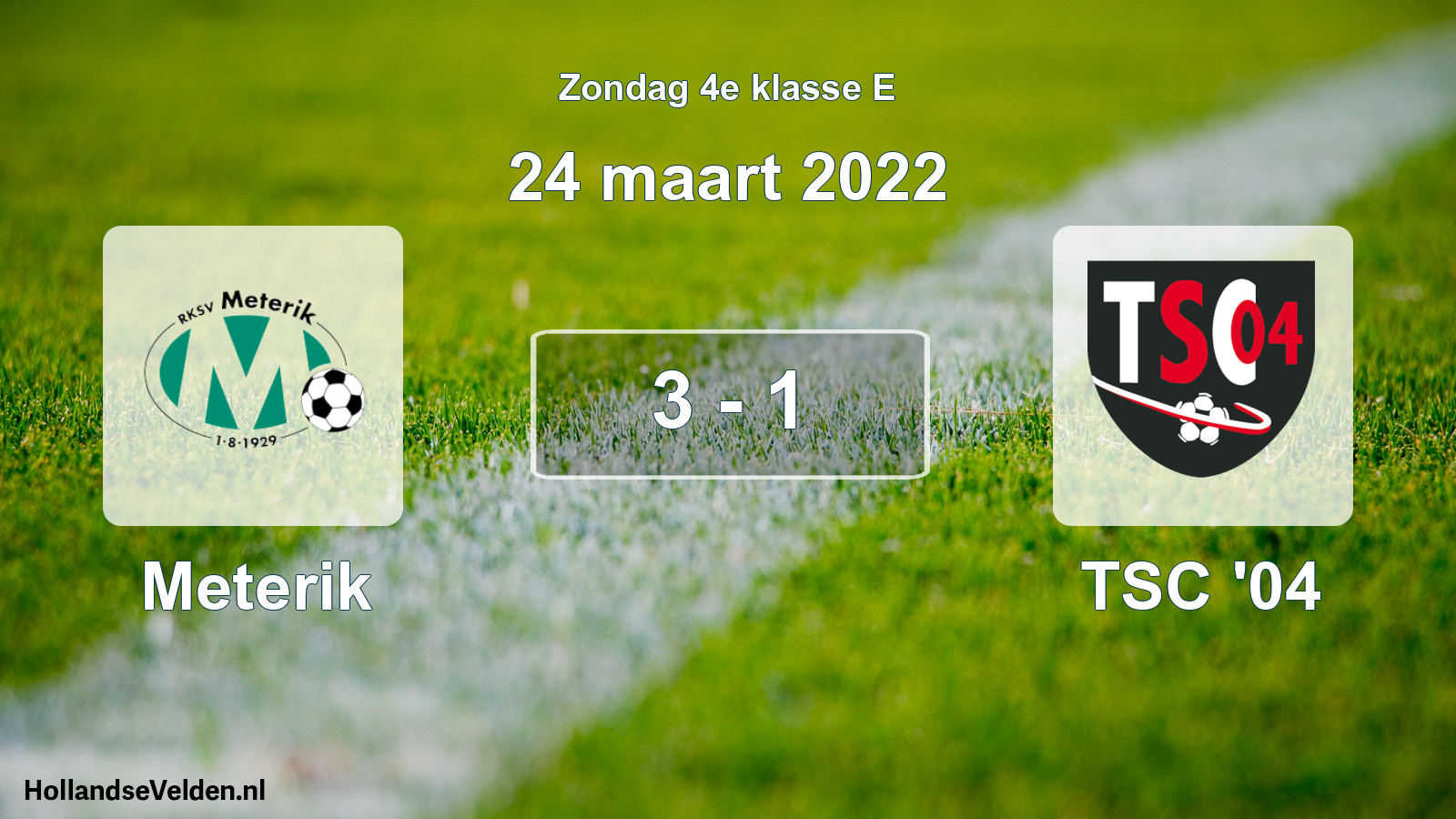 Total number of matches played: Meterik - TSC '04 3 - 1 (24 March 2022)