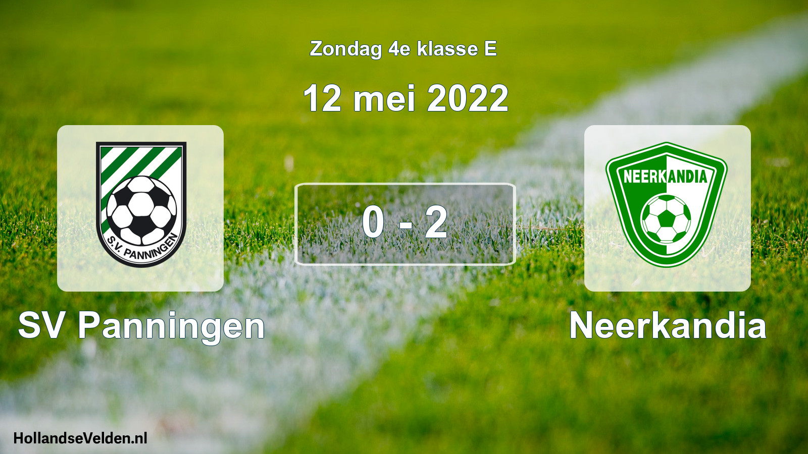 Total number of matches played: SV Panningen - Neerkandia 0 - 2 (12 May 2022)