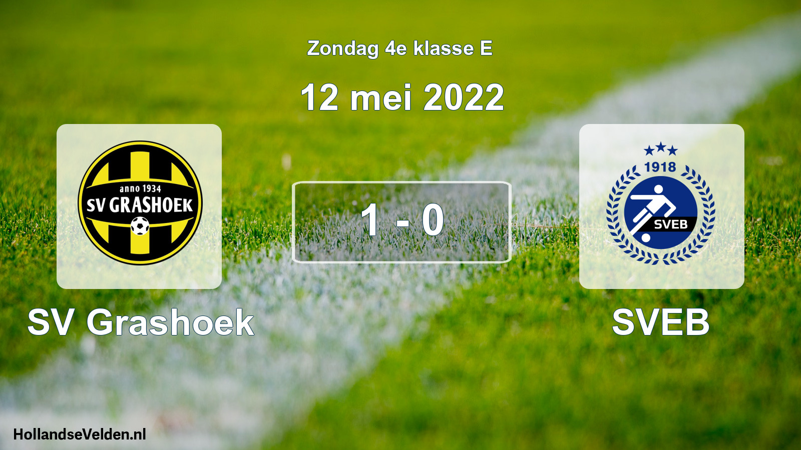 Total number of matches played: SV Grashoek - SVEB 1 - 0 (12 May 2022)