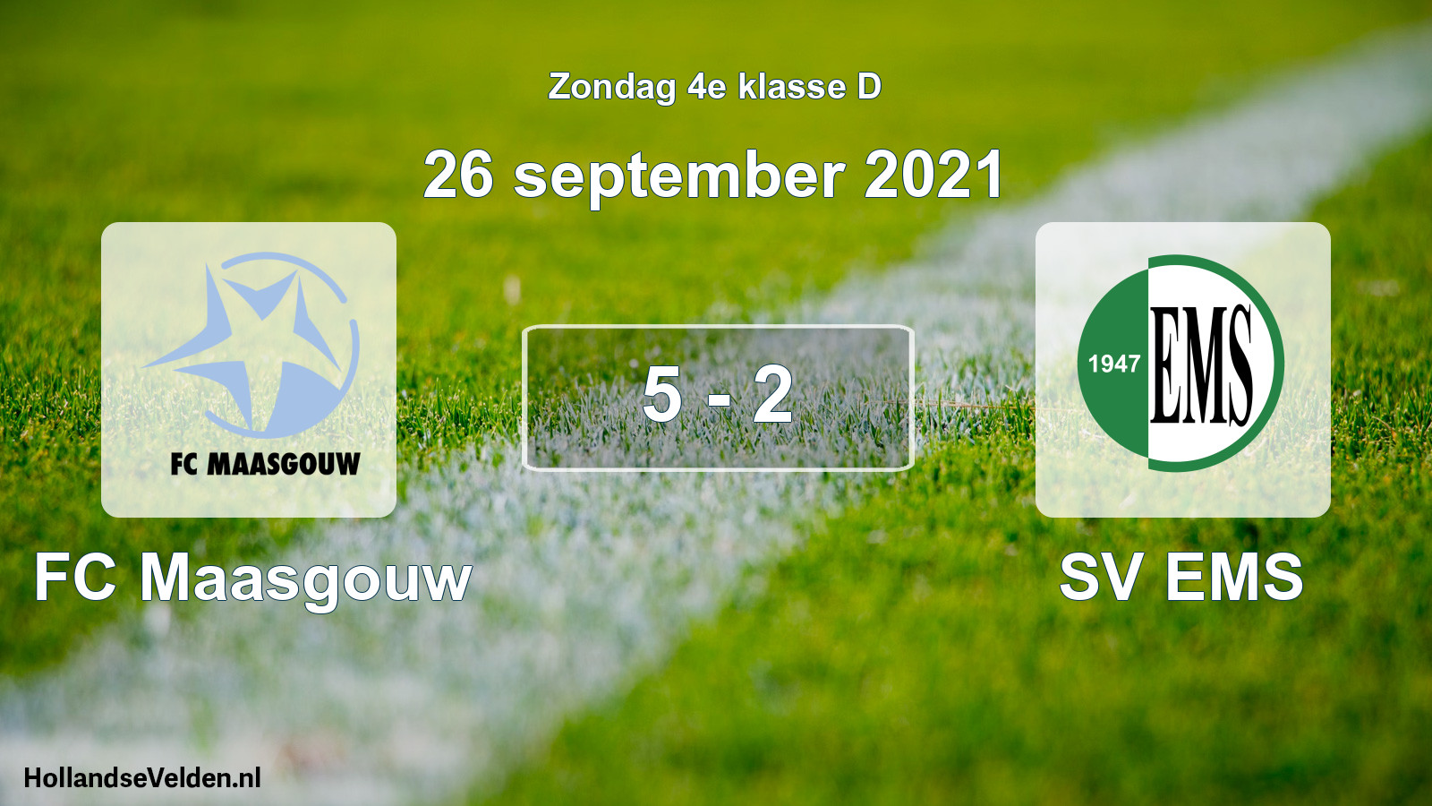 Total number of matches played: FC Maasgouw - SV EMS 5 - 2 (26 September 2021)