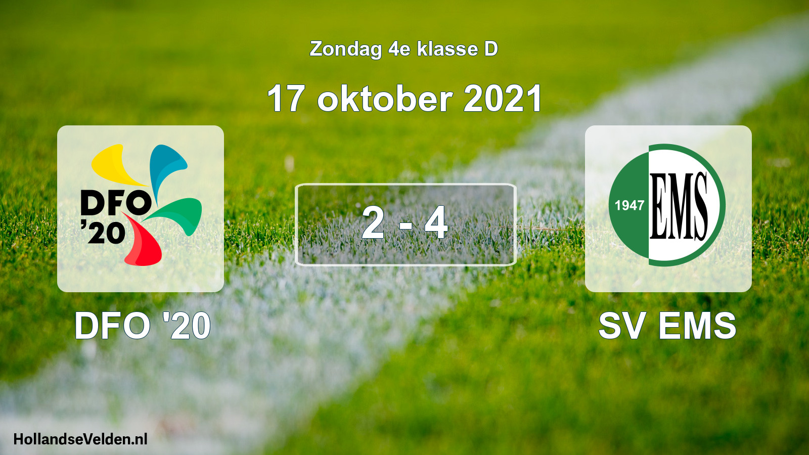 Total number of matches played: DFO '20 - SV EMS 2 - 4 (17 October 2021)