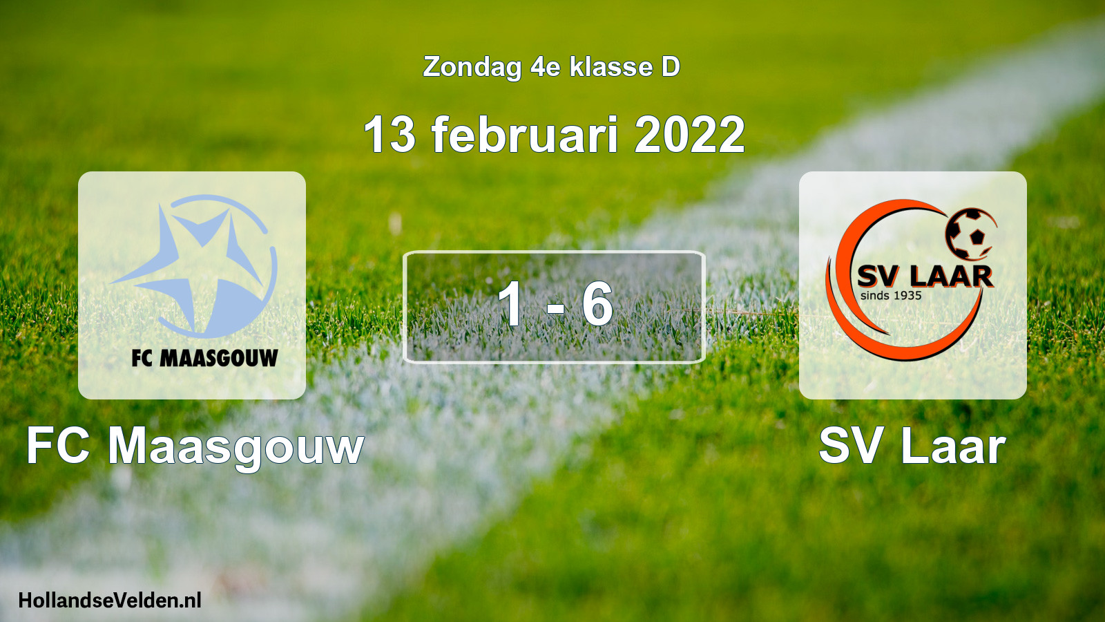Total number of matches played: FC Maasgouw - SV Laar 1 - 6 (13 February 2022)