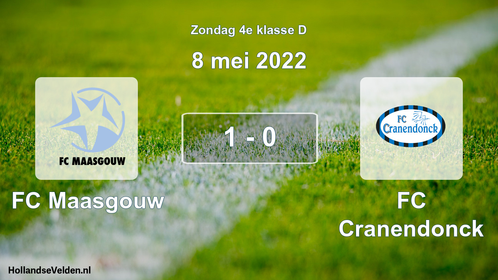 Total number of matches played: FC Maasgouw - FC Cranendonck 1 - 0 (8 May 2022)