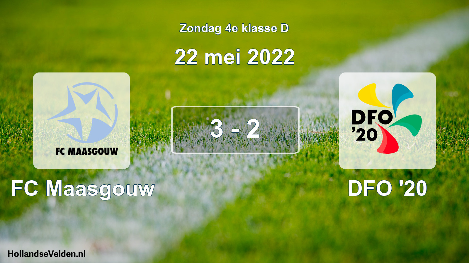 Total number of matches played: FC Maasgouw - DFO '20 3 - 2 (22 May 2022)