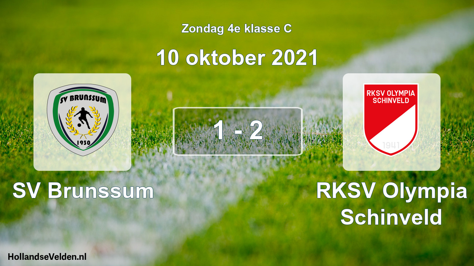 Total number of matches played: SV Brunssum - RKSV Olympia Schinveld 1 - 2 (10 October 2021)