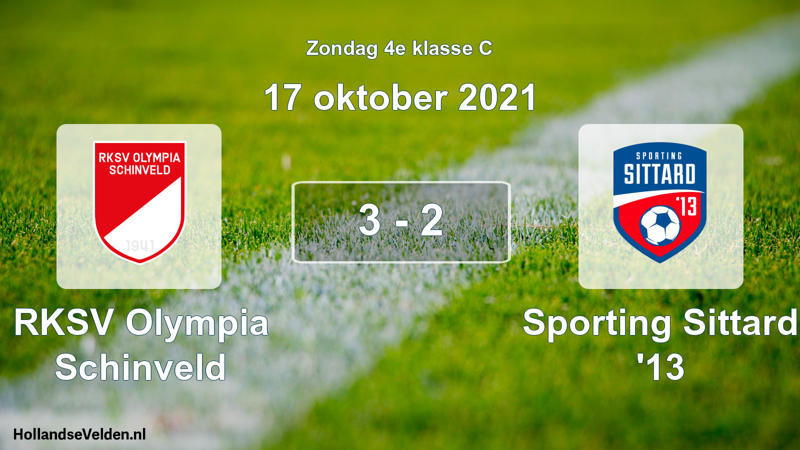 Total number of matches played: RKSV Olympia Schinveld - Sporting Sittard '13 3 - 2 (17 October 2021)