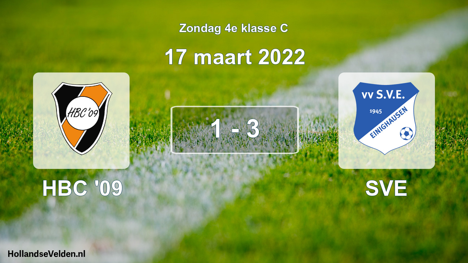 Total number of matches played: HBC '09 - SVE 1 - 3 (17 March 2022)