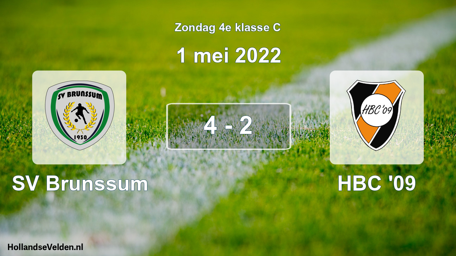 Total number of matches played: SV Brunssum - HBC '09 4 - 2 (1 May 2022)