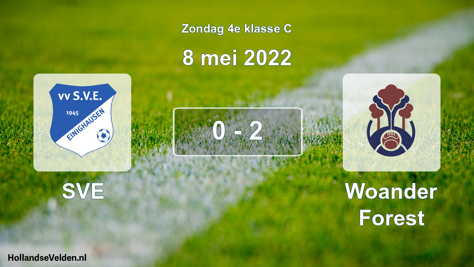 Total number of matches played: SVE - Woander Forest 0 - 2 (8 May 2022)
