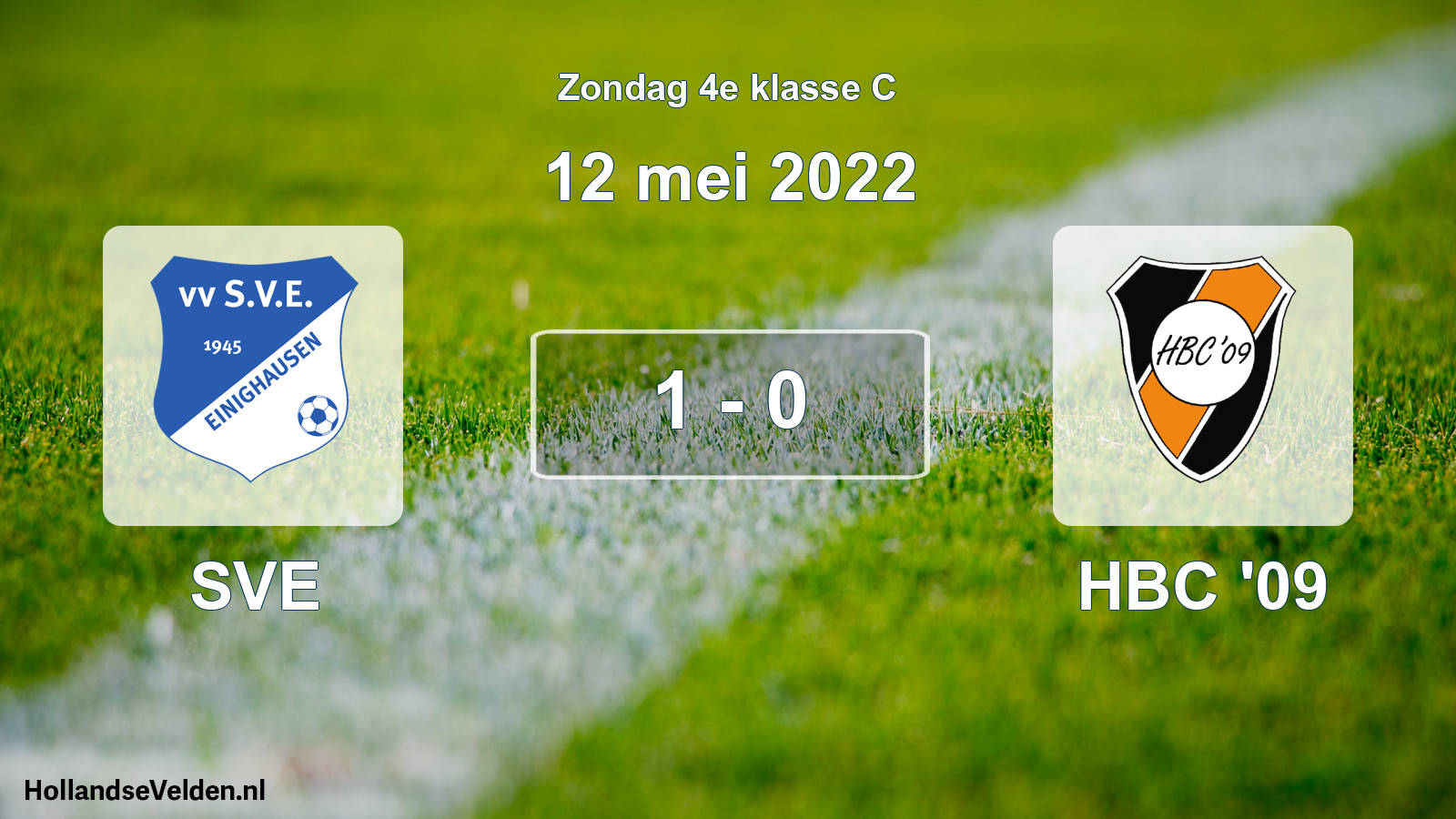 Total number of matches played: SVE - HBC '09 1 - 0 (12 May 2022)