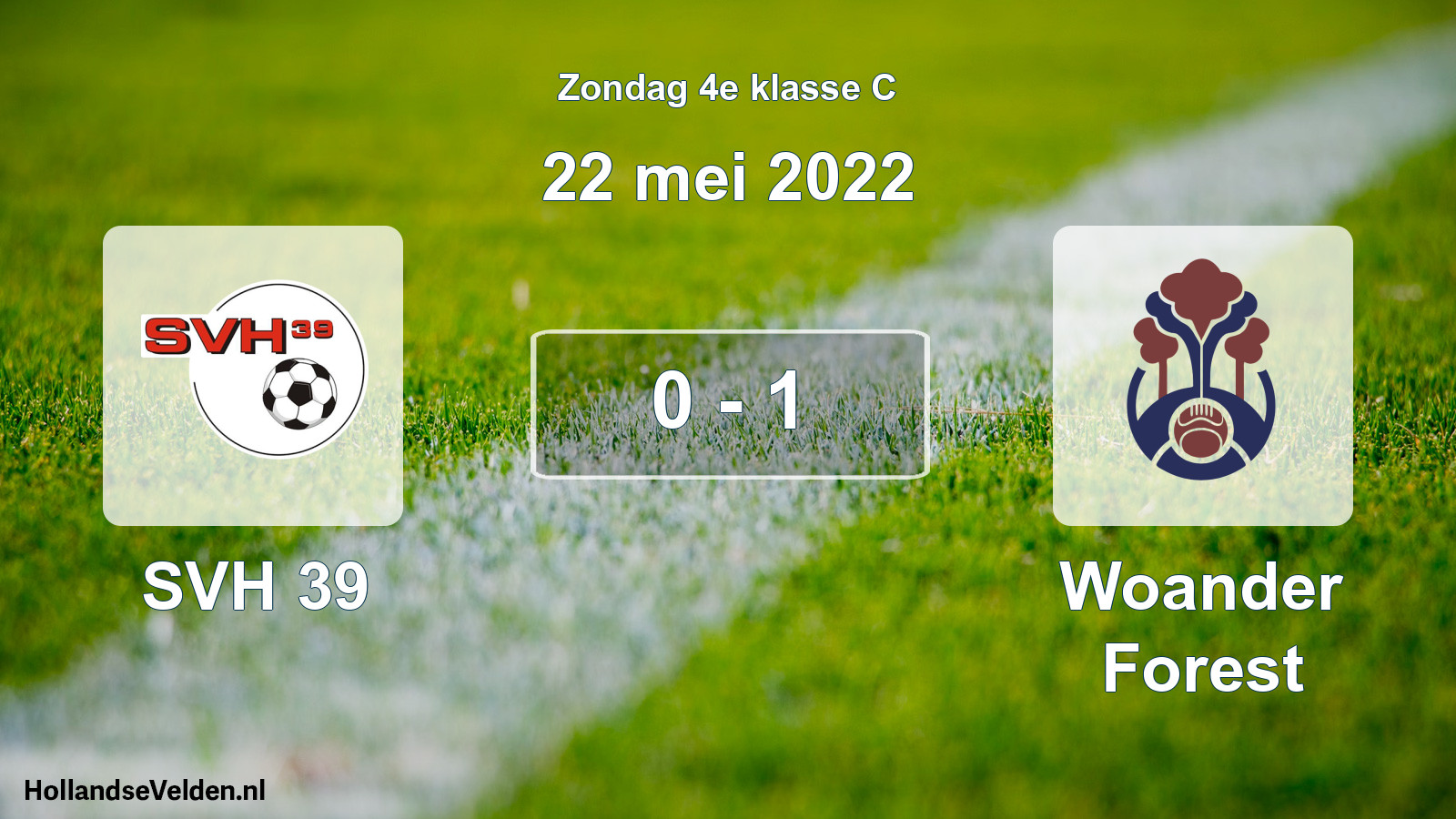 Total number of matches played: SVH 39 - Woander Forest 0 - 1 (22 May 2022)
