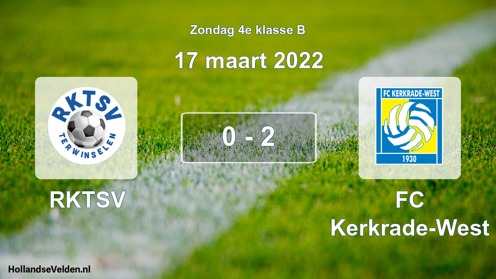 Total number of matches played: RKTSV - FC Kerkrade-West 0 - 2 (17 March 2022)