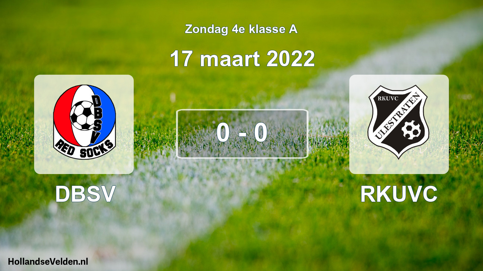 Total number of matches played: DBSV - RKUVC 0 - 0 (17 March 2022)