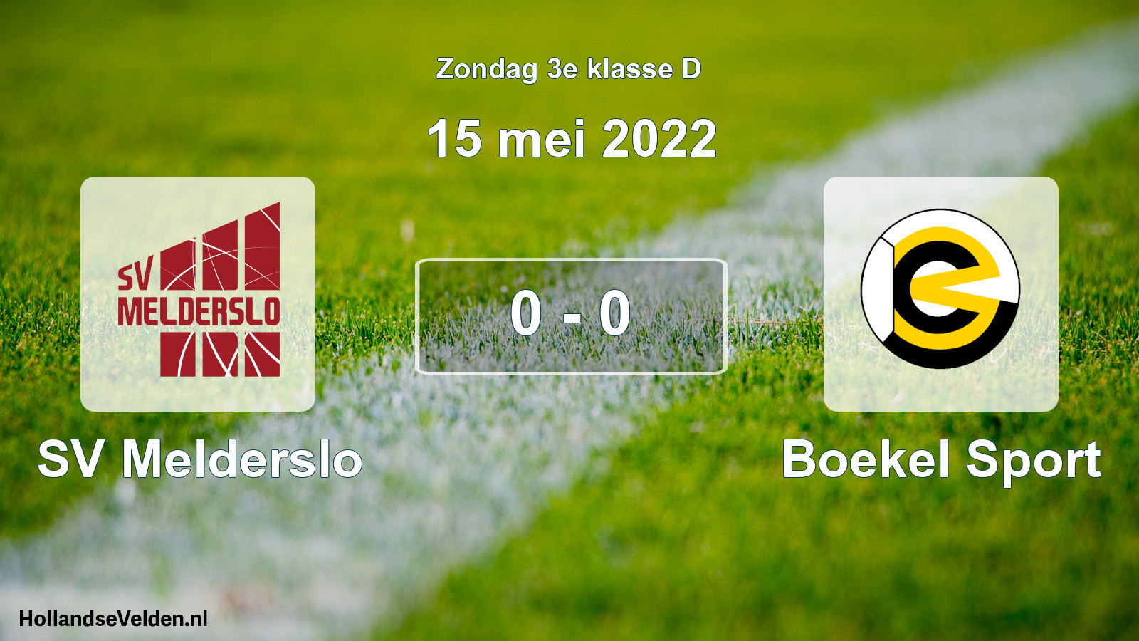 Total number of matches played: SV Melderslo - Boekel Sport 0 - 0 (15 May 2022)