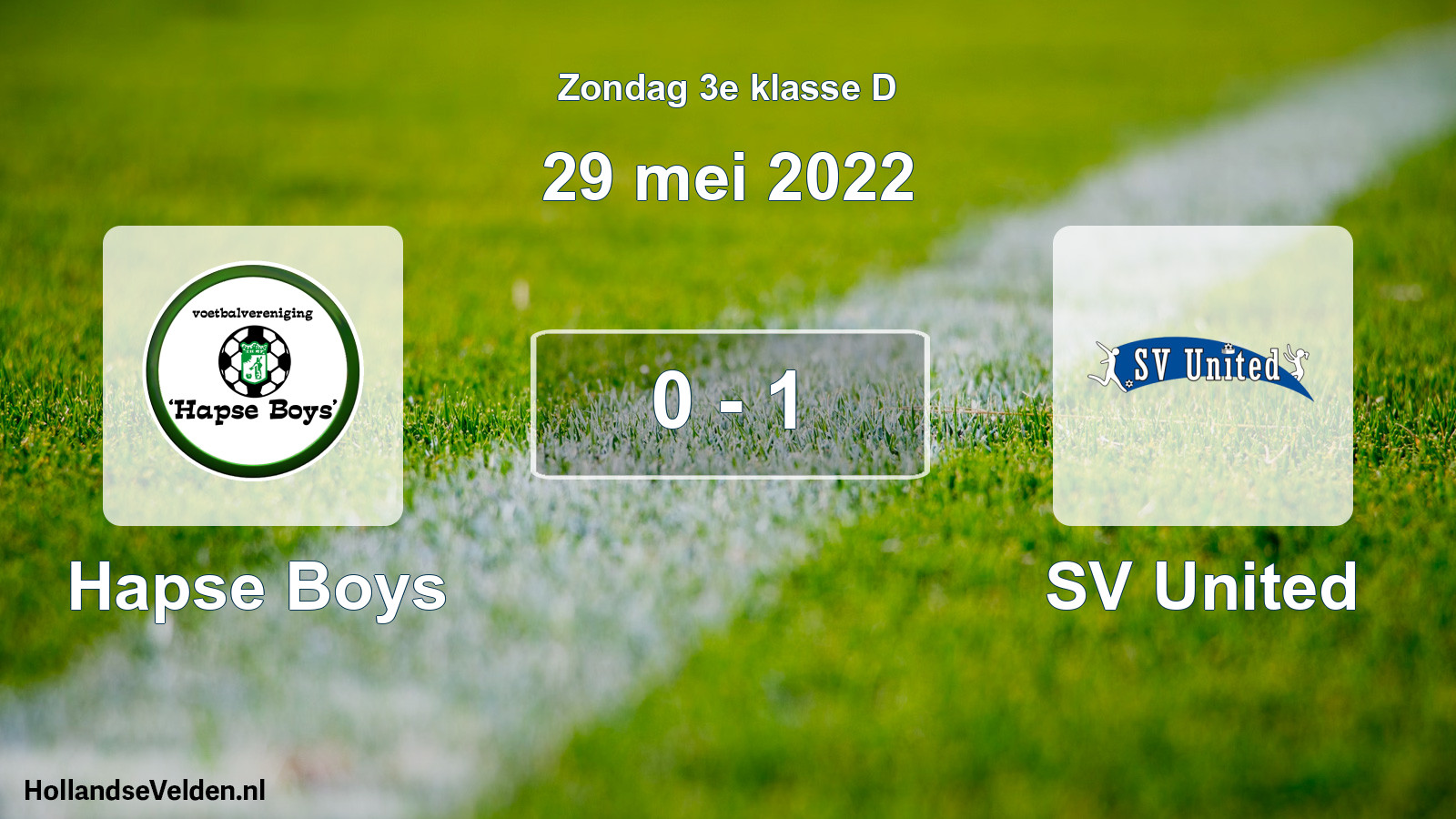 Total number of matches played: Hapse Boys - SV United 0 - 1 (29 May 2022)