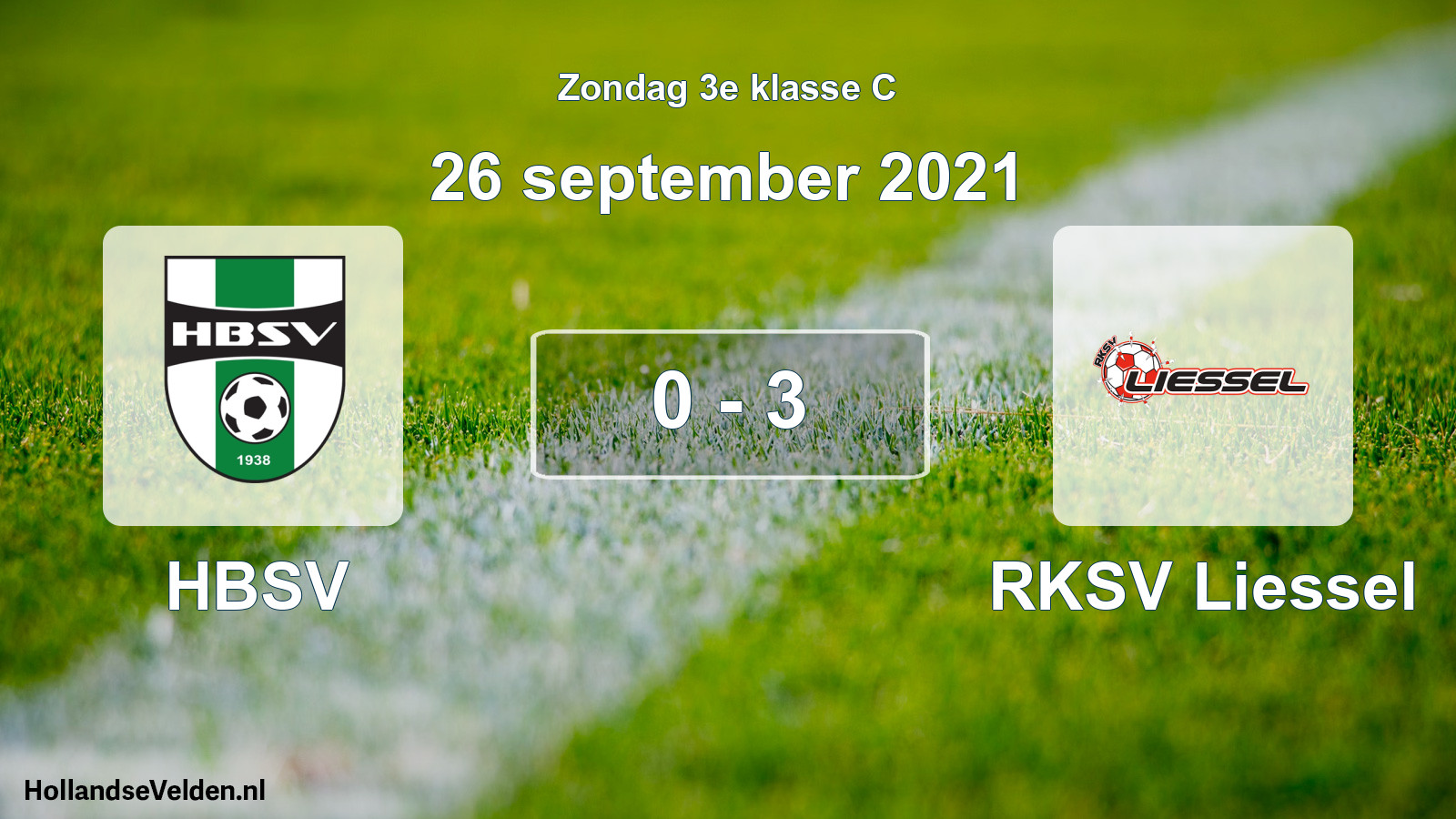 Total number of matches played: HBSV - RKSV Liessel 0 - 3 (26 September 2021)