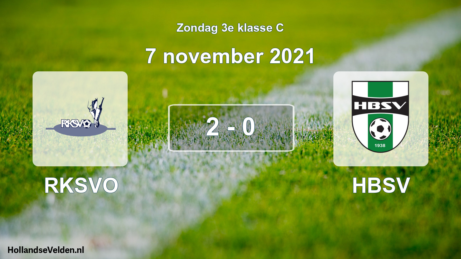 Total number of matches played: RKSVO - HBSV 2 - 0 (7 November 2021)