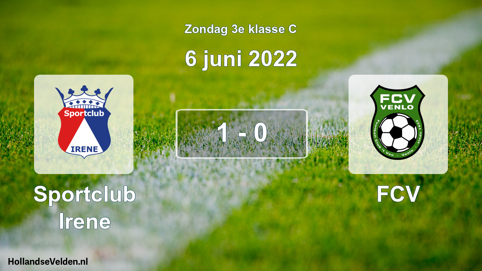 Total number of matches played: Sportclub Irene - FCV 1 - 0 (6 June 2022)