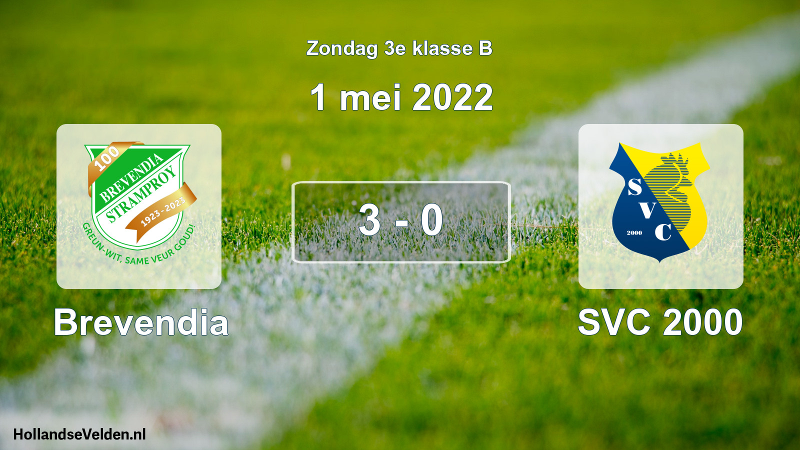 Total number of matches played: Brevendia - SVC 2000 3 - 0 (1 May 2022)