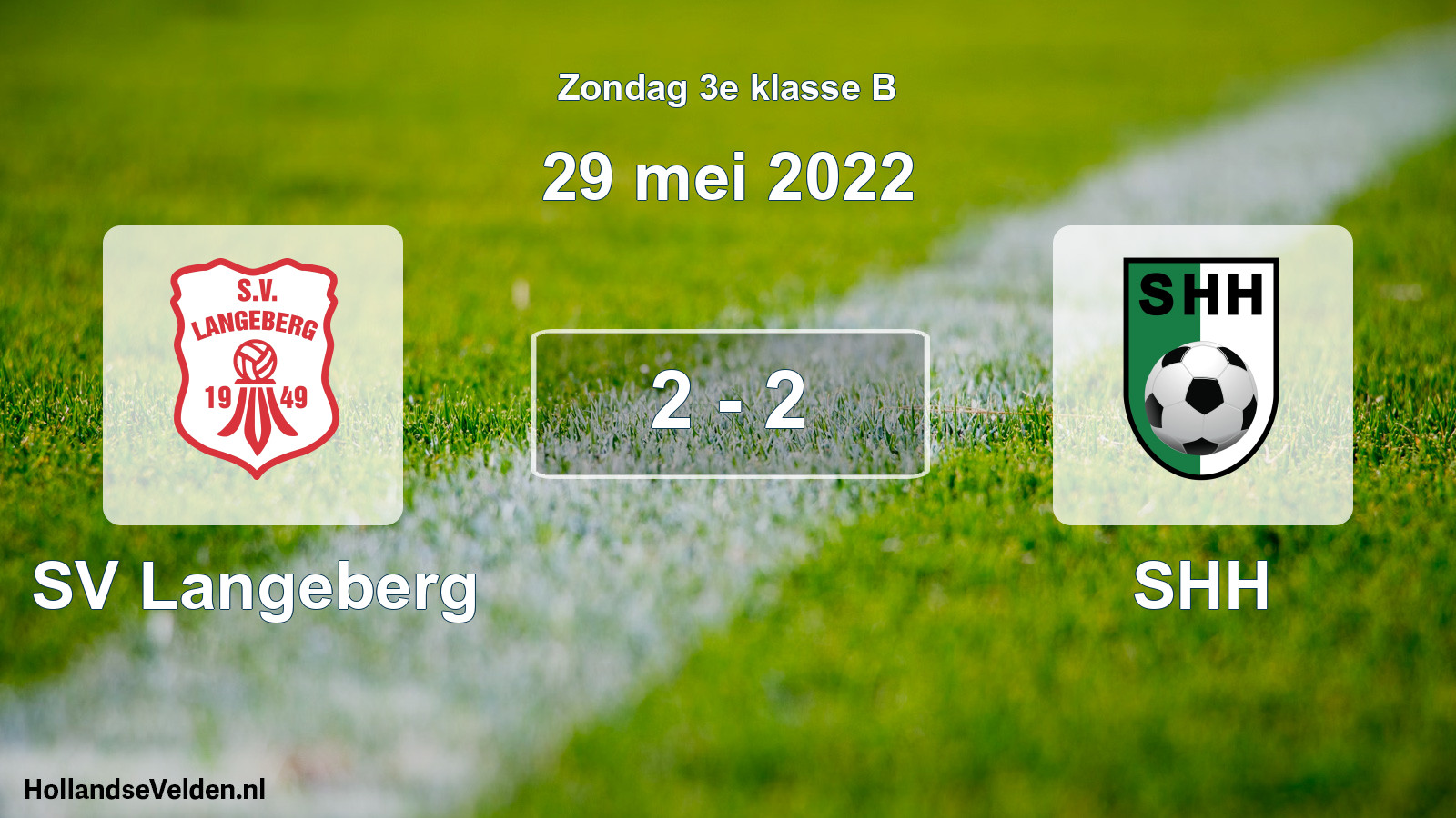 Total number of matches played: SV Langeberg - SHH 2 - 2 (29 May 2022)