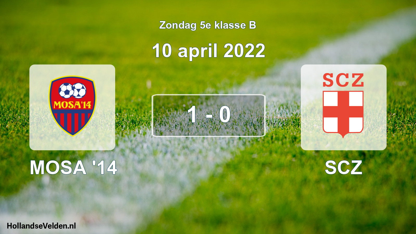 Total number of matches played: MOSA '14 - SCZ 1 - 0 (10 April 2022)