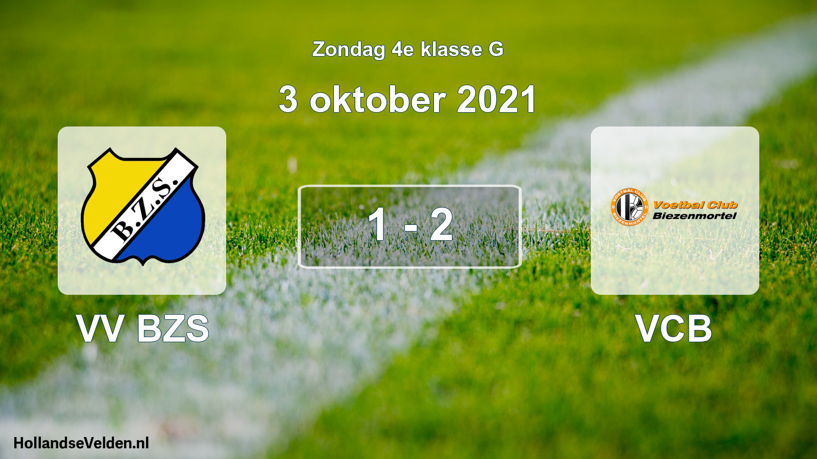 Total number of matches played: VV BZS - VCB 1 - 2 (3 October 2021)