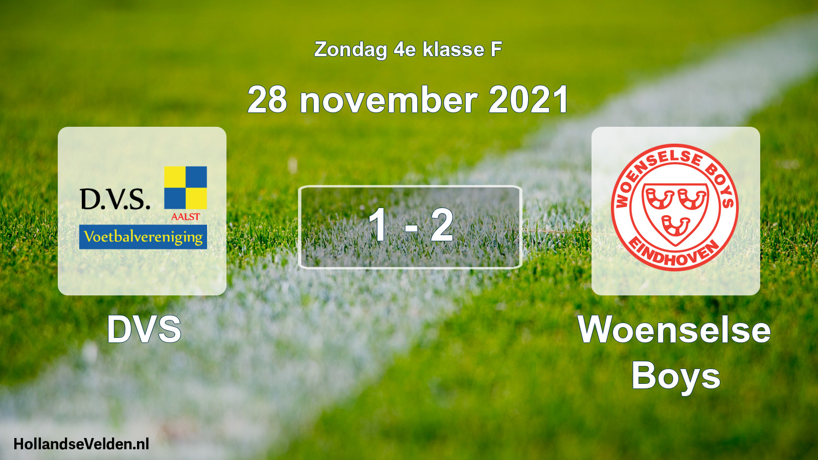 Total number of matches played: DVS - Woenselse Boys 1 - 2 (28 November 2021)