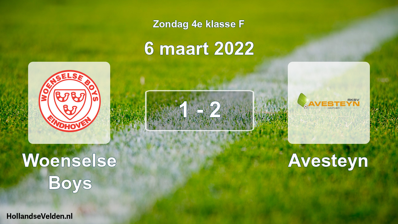 Total number of matches played: Woenselse Boys - Avesteyn 1 - 2 (6 March 2022)