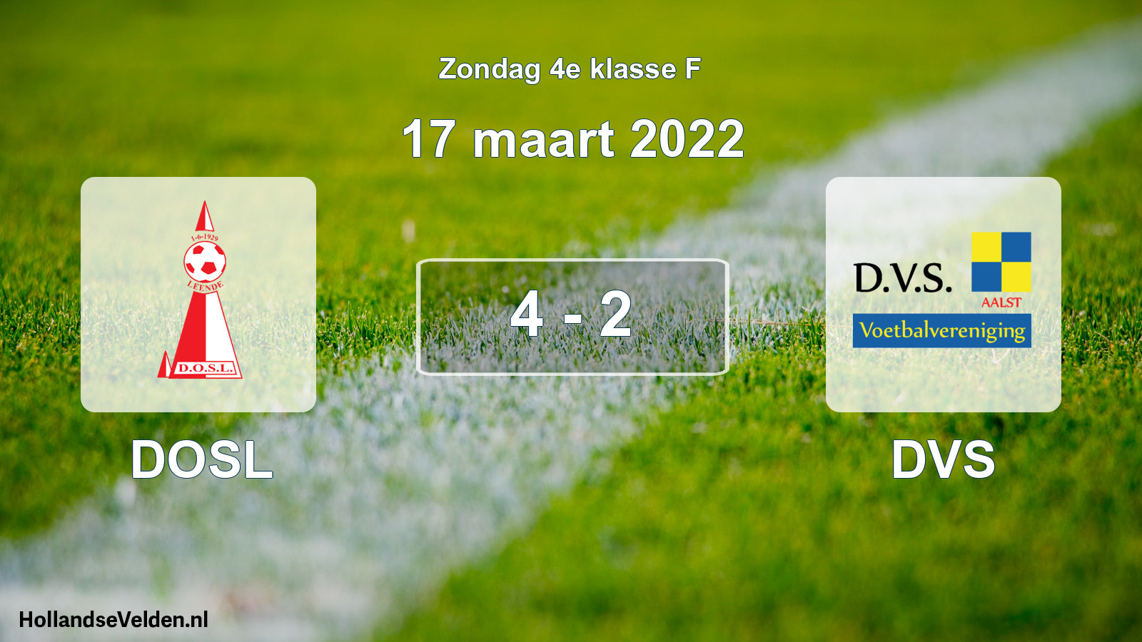Total number of matches played: DOSL - DVS 4 - 2 (17 March 2022)