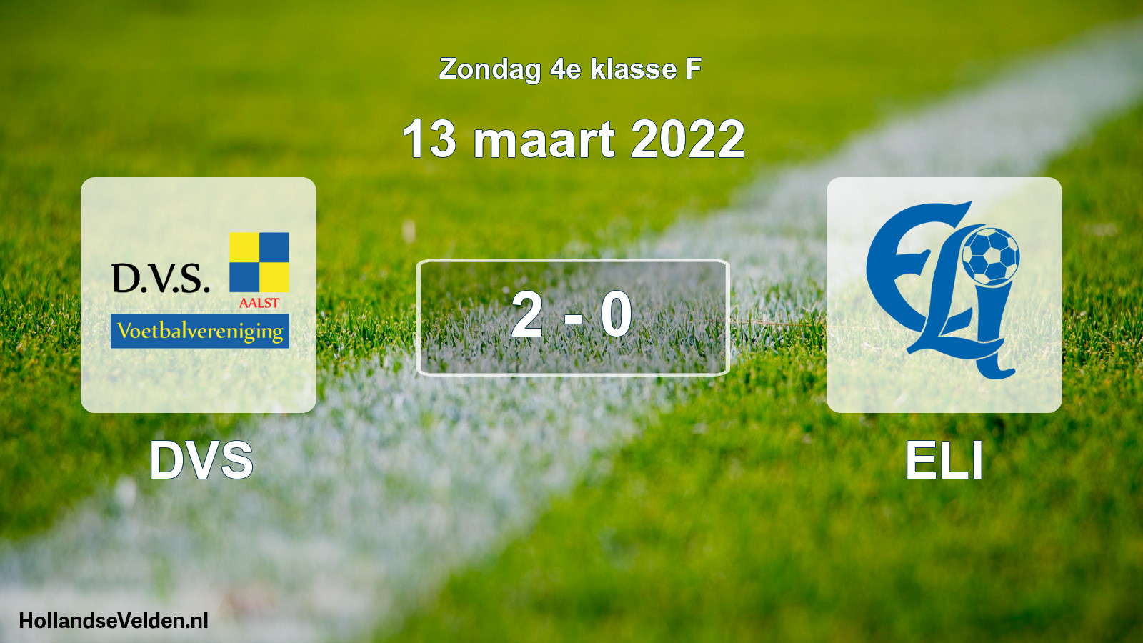 Total number of matches played: DVS - ELI 2 - 0 (13 March 2022)