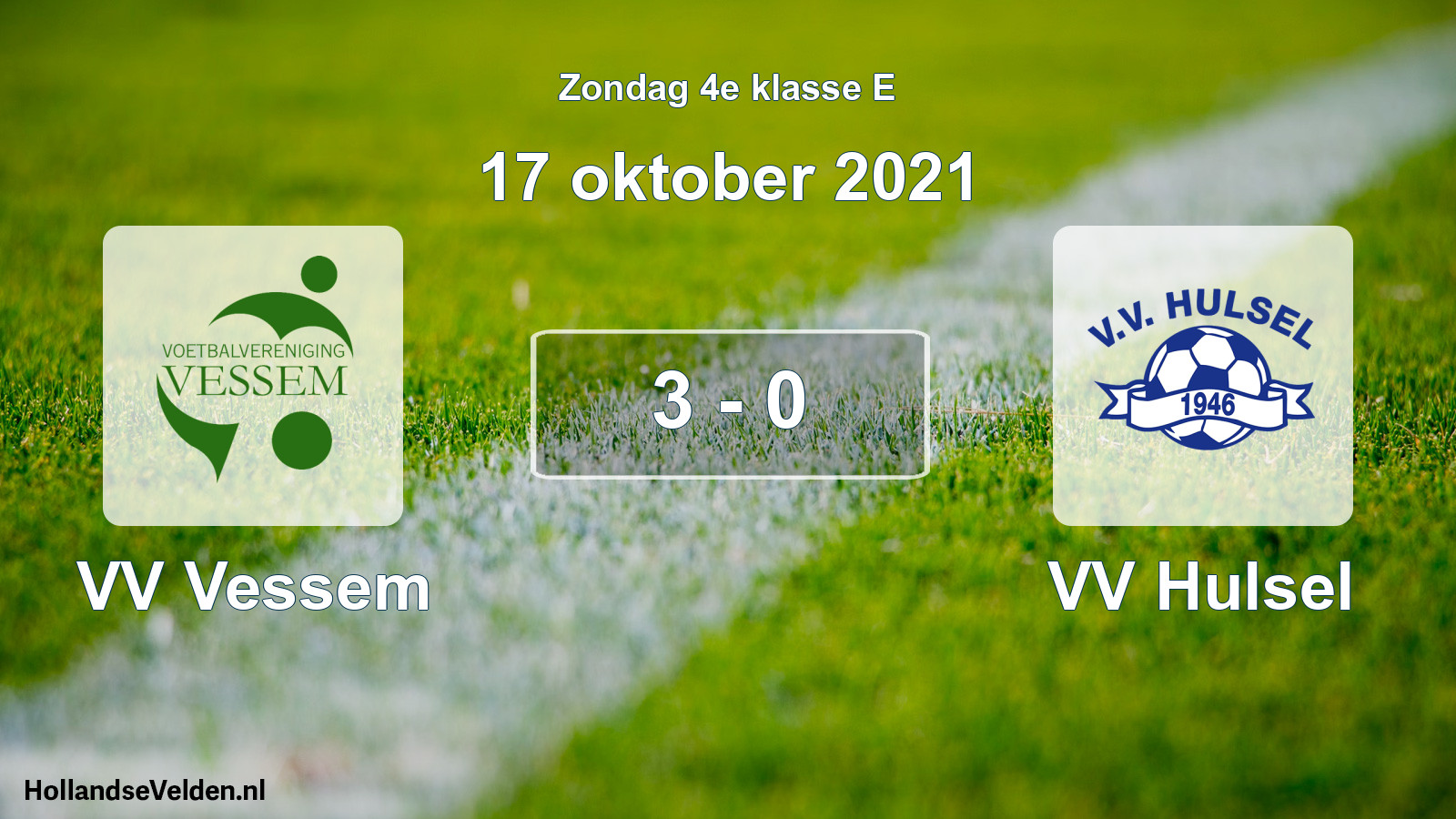 Total number of matches played: VV Vessem - VV Hulsel 3 - 0 (17 October 2021)