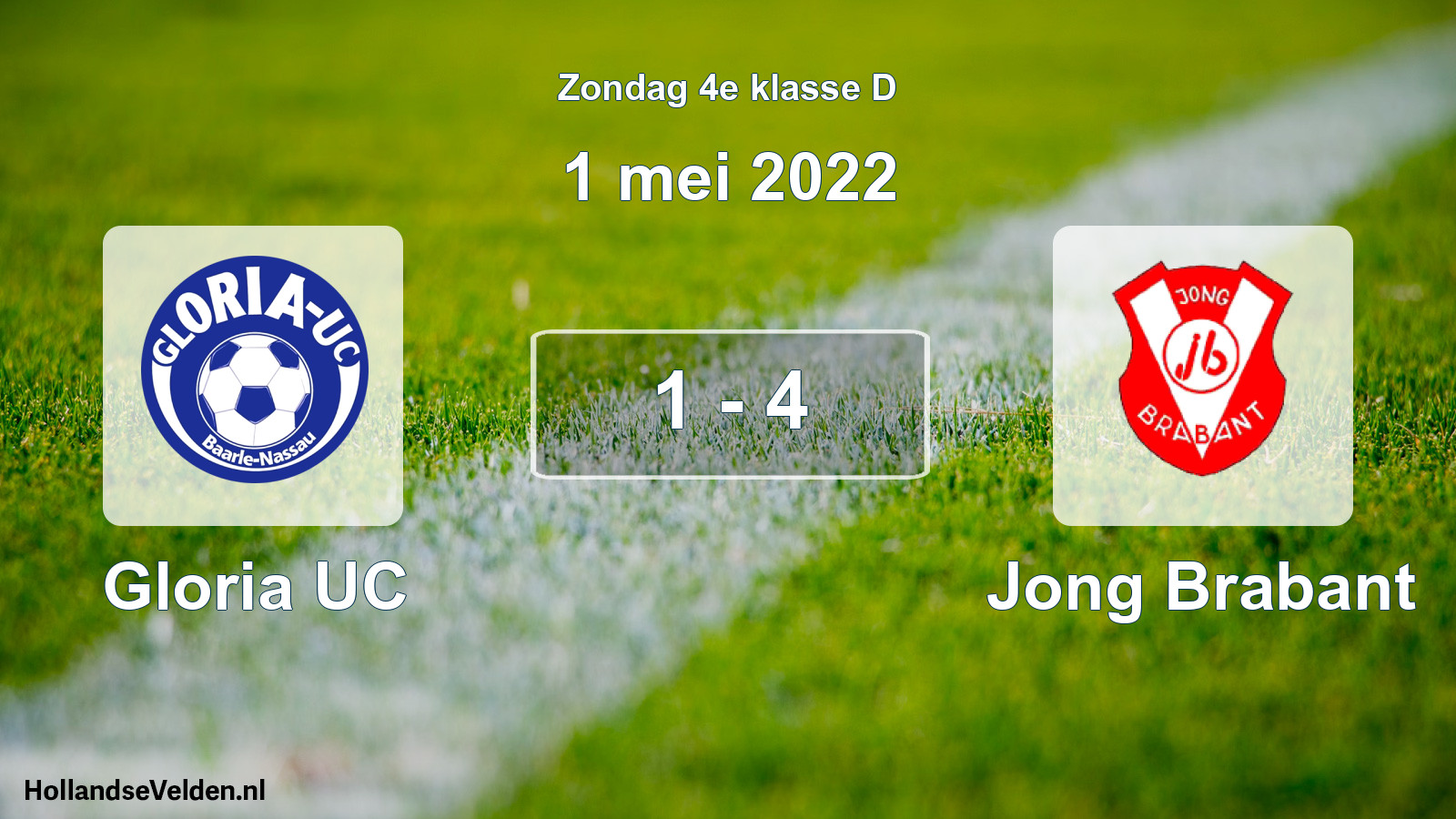 Total number of matches played: Gloria UC - Jong Brabant 1 - 4 (1 May 2022)