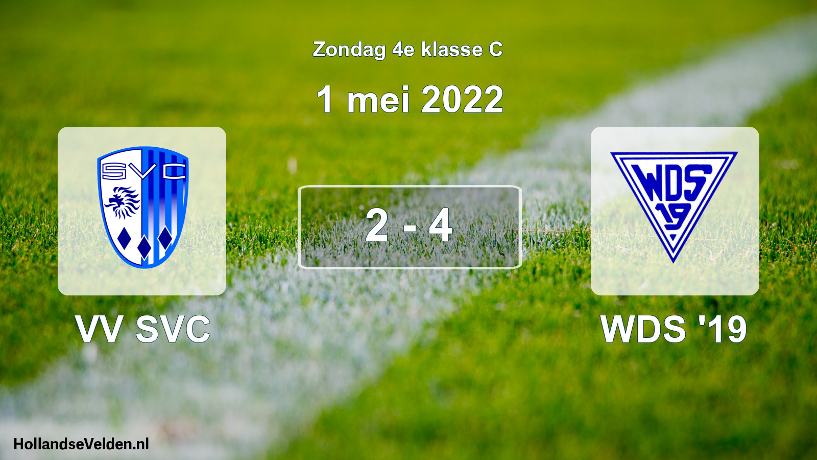 Total number of matches played: VV SVC - WDS '19 2 - 4 (1 May 2022)