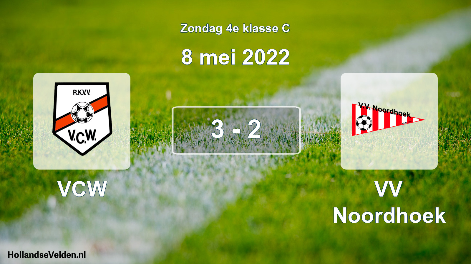 Total number of matches played: VCW - VV Noordhoek 3 - 2 (8 May 2022)