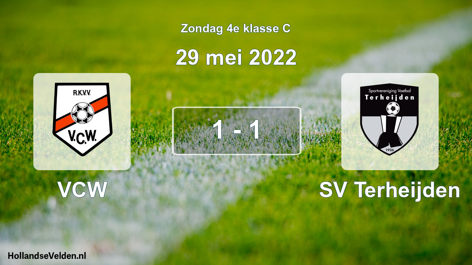 Total number of matches played: VCW - SV Terheijden 1 - 1 (29 May 2022)