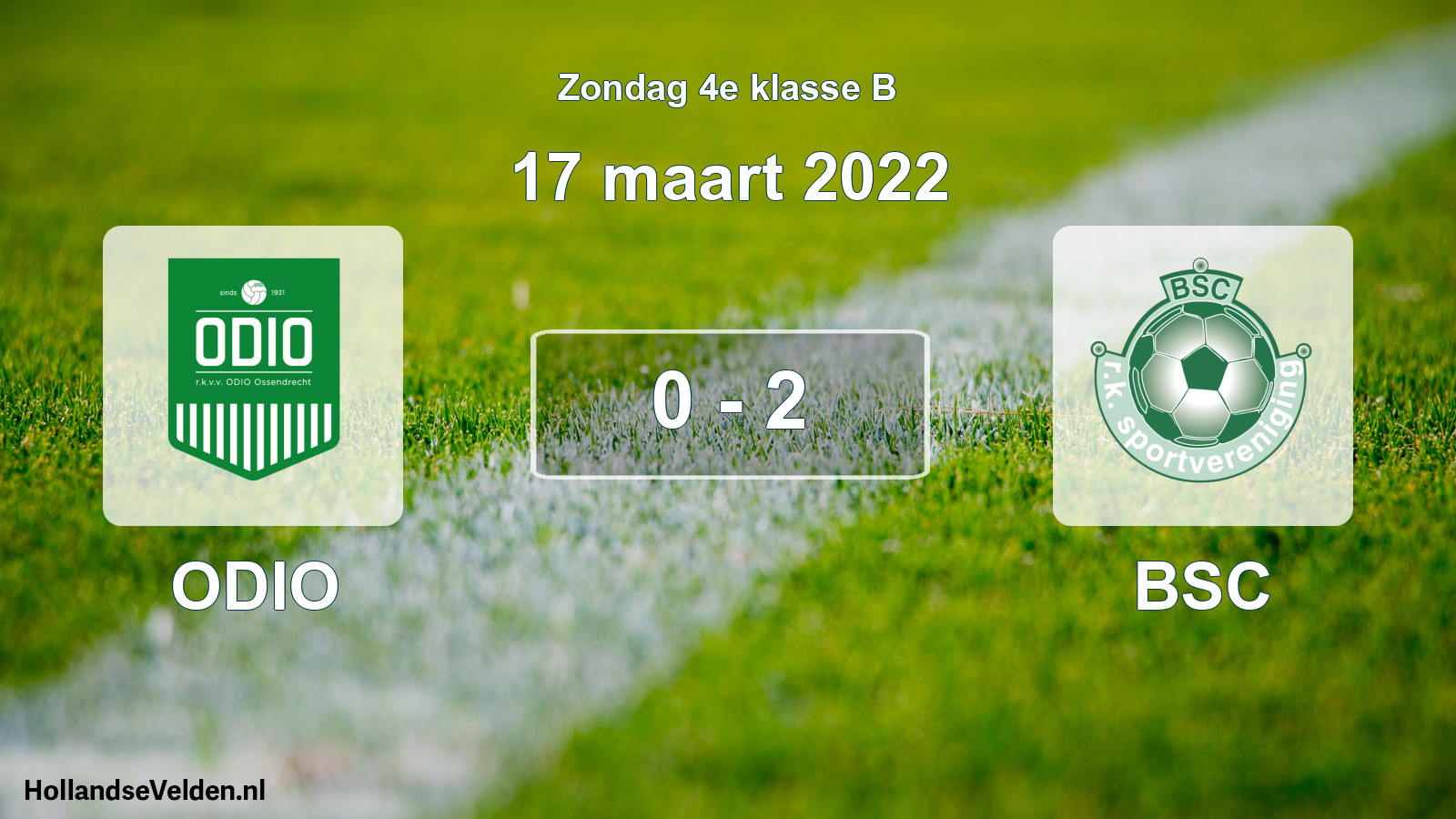 Total number of matches played: ODIO - BSC 0 - 2 (17 March 2022)