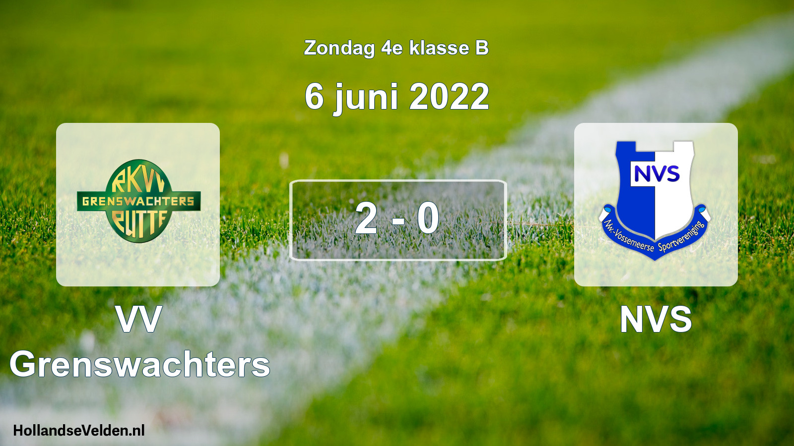 Total number of matches played: VV Grenswachters - NVS 2 - 0 (6 June 2022)