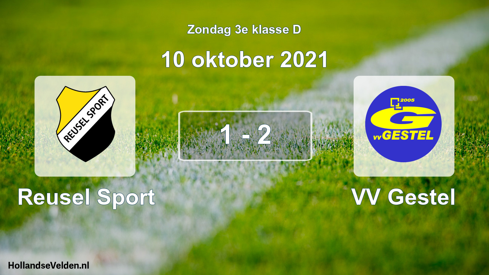 Total number of matches played: Reusel Sport - VV Gestel 1 - 2 (10 October 2021)