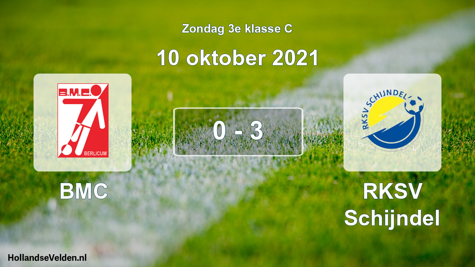Total number of matches played: BMC - RKSV Schijndel 0 - 3 (10 October 2021)