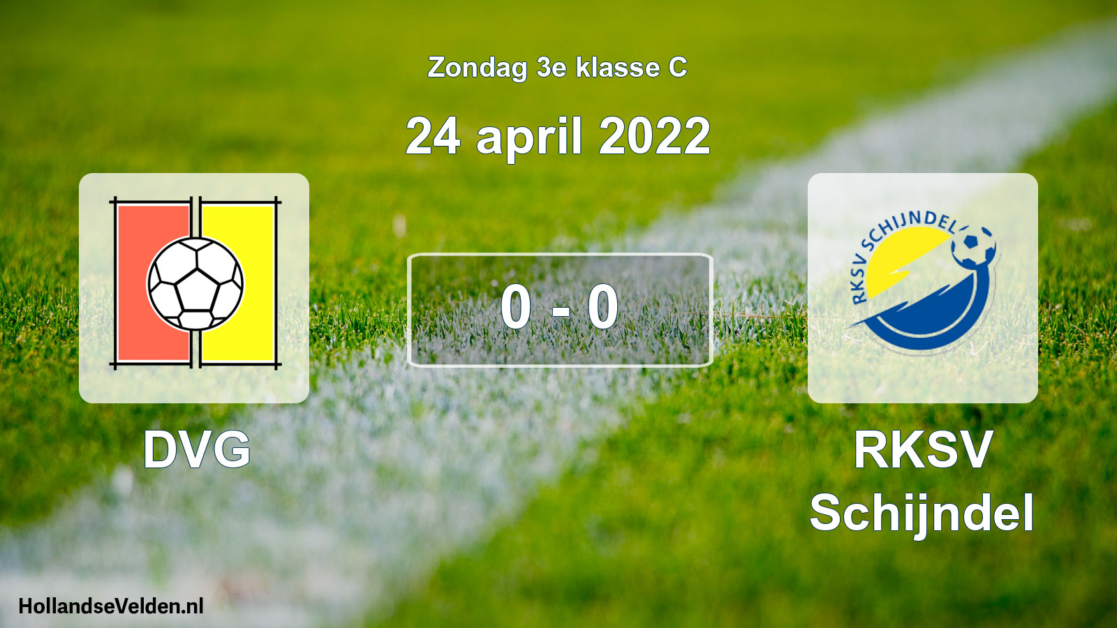 Total number of matches played: DVG - RKSV Schijndel 0 - 0 (24 April 2022)