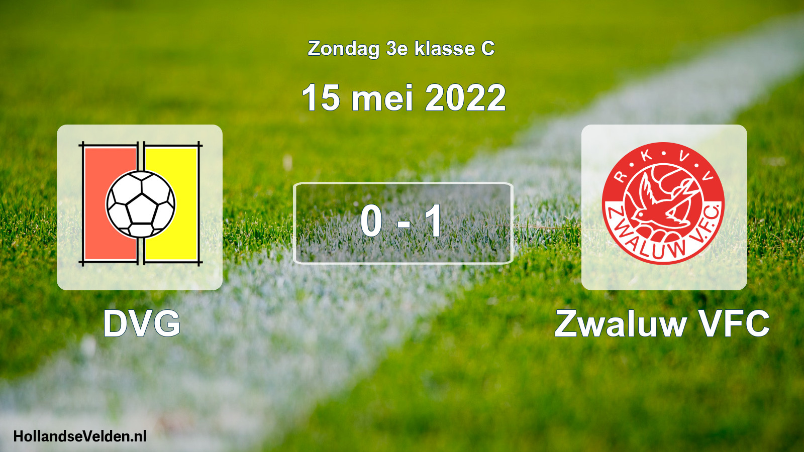 Total number of matches played: DVG - Zwaluw VFC 0 - 1 (15 May 2022)