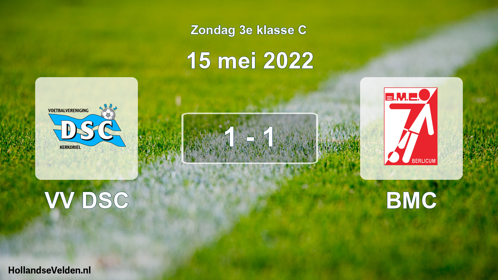 Total number of matches played: VV DSC - BMC 1 - 1 (15 May 2022)