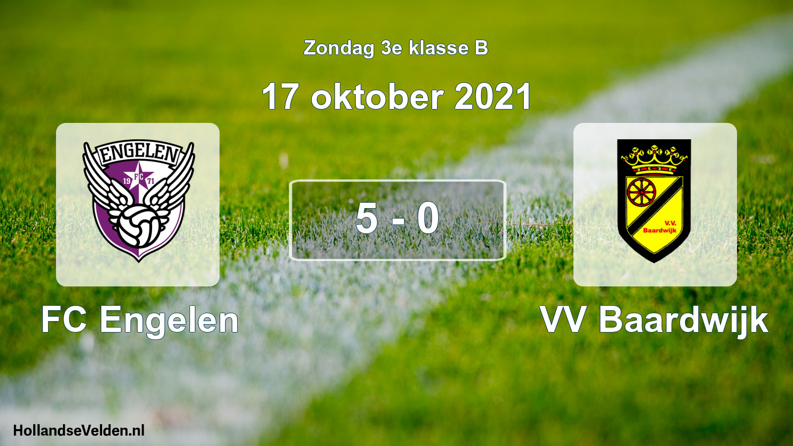 Total number of matches played: FC Engelen - VV Baardwijk 5 - 0 (17 October 2021)